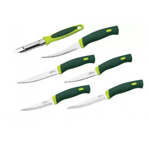 Ritu Star Knife 5pcs set+ 1 peeler   (Pack of 6)